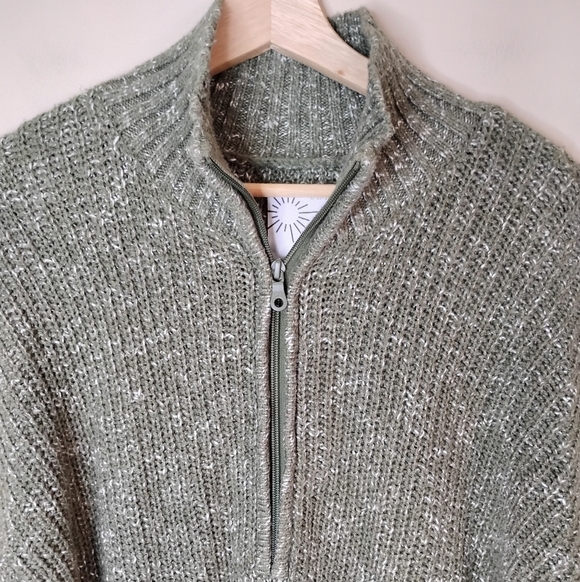 OFFLINE by Aerie Chillside 1/4 Zip Sweater Oversized Casual Comfy Knit - Picture 4 of 9